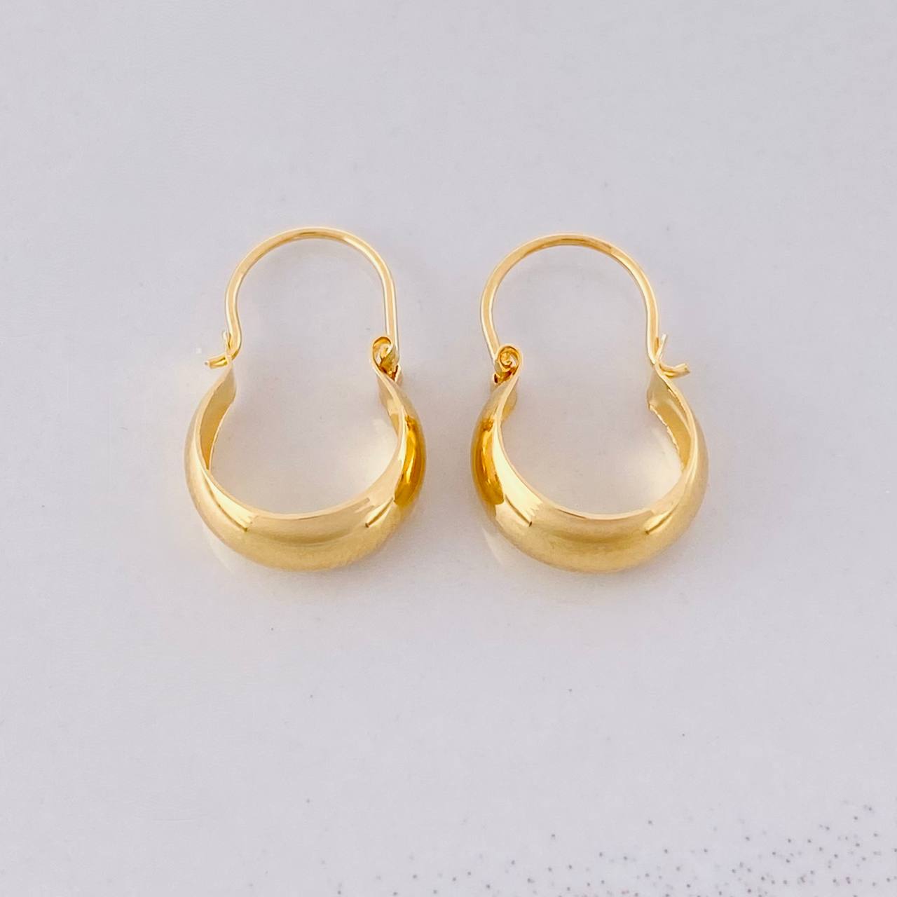 Candongas Ash 0.75g / 3/4 in Oro Amarillo 18K