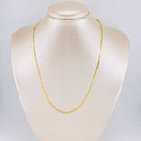 Flat Mariner Chain 4.35g / 18 in / 2.4mm Yellow Gold 18K