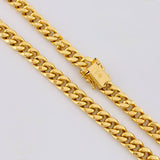 Cadena Cubana 14.8g / 20 in / 6.6mm Oro Amarillo 18K (Oferta)