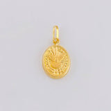 Dije Espíritu Santo Mate 0.55g / 3/4 in Oro Amarillo 18K