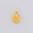 Dije Espíritu Santo Mate 0.6g / 3/4 in Oro Amarillo 18K