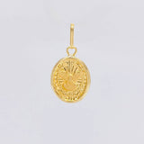 Dije Espíritu Santo Mate 0.6g / 3/4 in Oro Amarillo 18K