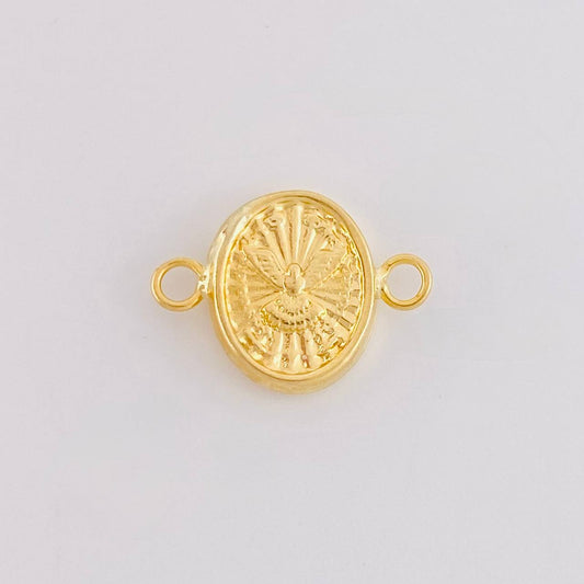 Charm Holy Spirit 0.4g / 1/2 in Yellow Gold 18K