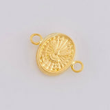 Herraje Espíritu Santo 0.4g / 1/2 in Oro Amarillo 18K