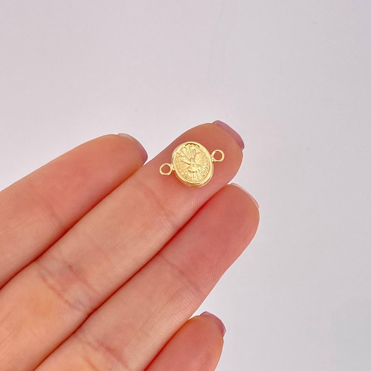 Herraje Espíritu Santo 0.4g / 1/2 in Oro Amarillo 18K