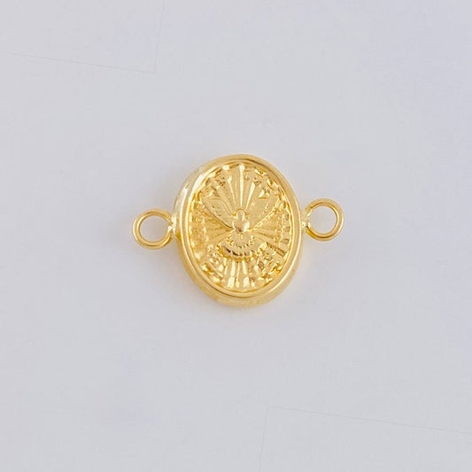 Charm Holy Spirit 0.4g / 1/2 in Yellow Gold 18K