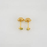 Stud Earrings Wings 0.55g / in / 2.55mm Yellow Gold 18K