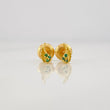 Stud Earrings Wings 0.55g / in / 2.55mm Yellow Gold 18K