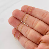 Venetian Chain 0.95g / 18 in / 0.6mm Yellow Gold 18K