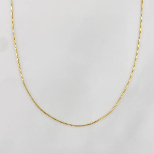 Venetian Chain 0.95g / 18 in / 0.6mm Yellow Gold 18K
