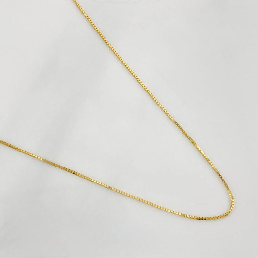Venetian Chain 0.95g / 18 in / 0.6mm Yellow Gold 18K