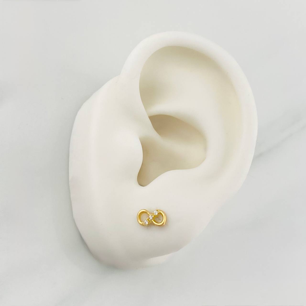 Topos Infinito 0.75g / in / 7.42mm Oro Amarillo 18K