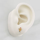 Topos Cruz 0.9g / in / 5.8mm Oro Amarillo 18K