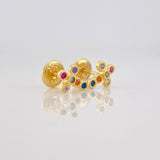 Topos Cruz 0.9g / in / 5.8mm Oro Amarillo 18K