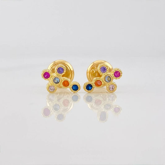 Topos Cruz 0.9g / in / 5.8mm Oro Amarillo 18K