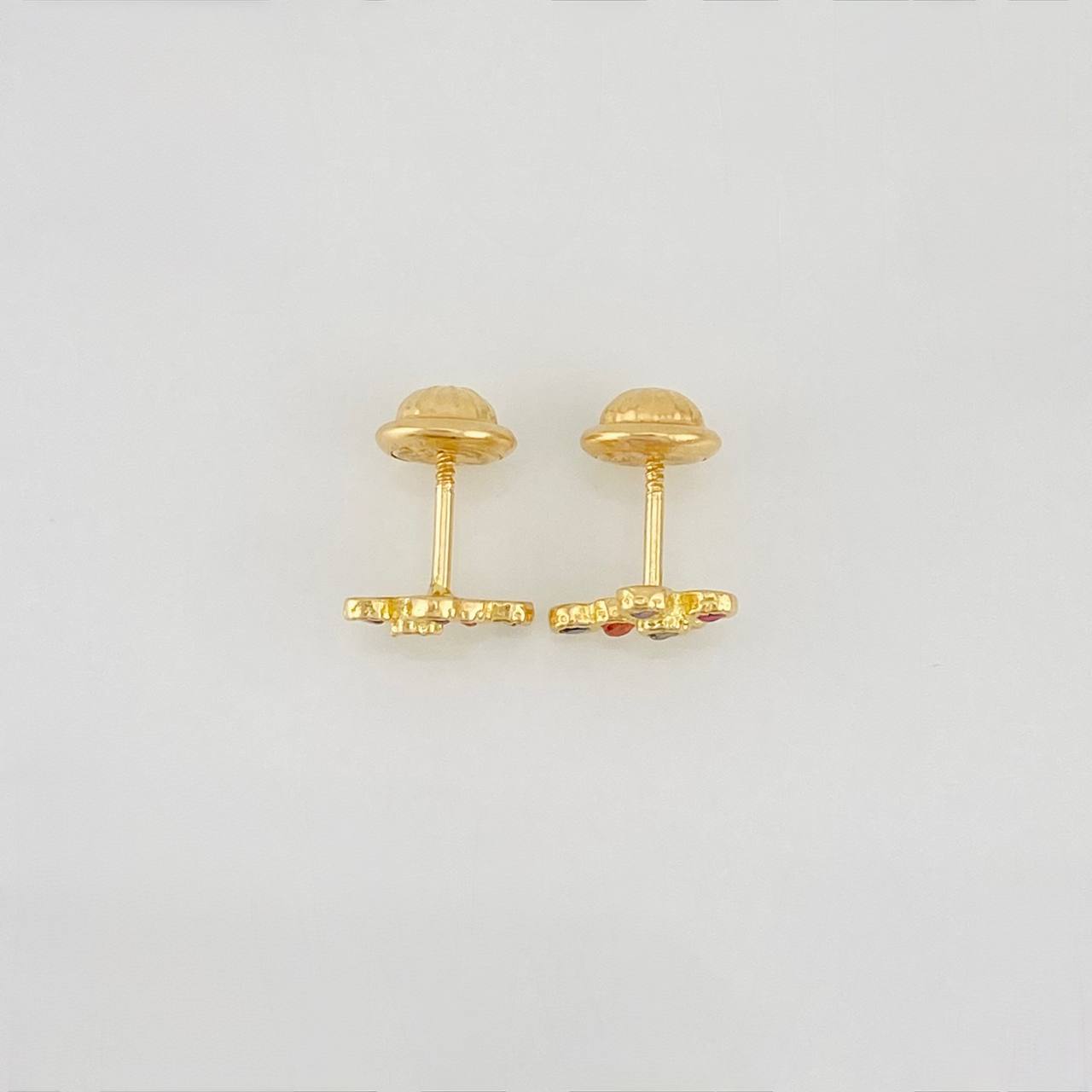 Topos Cruz 0.9g / in / 5.8mm Oro Amarillo 18K
