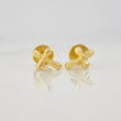 Stud Earrings Cruz 0.5g / in / 5.64mm Yellow Gold 18K