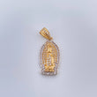 Dije Virgen De Guadalupe 3.15gr / 1 in / Dos Oros Amarillo Blanco 18K %