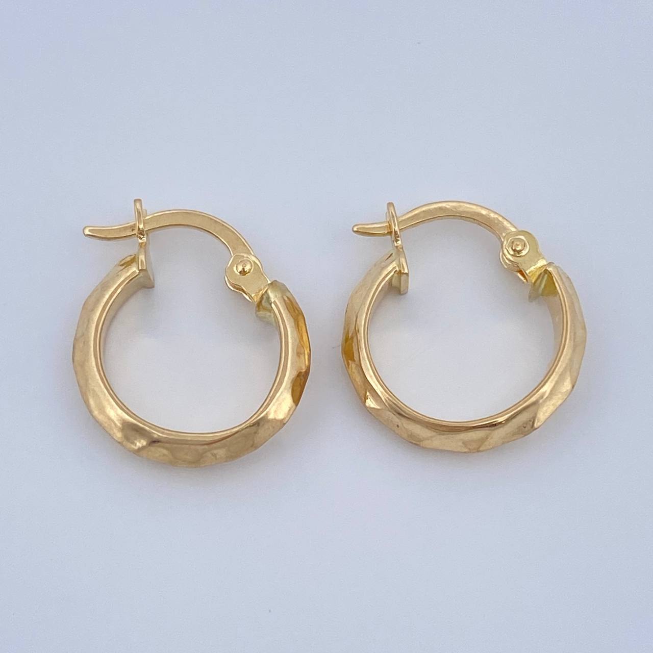 Candongas Lucero 1gr / 1/2 in / Oro Amarillo 18K %