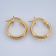 Candongas Kuki 0.9gr / 1/2 in / Oro Amarillo 18K %