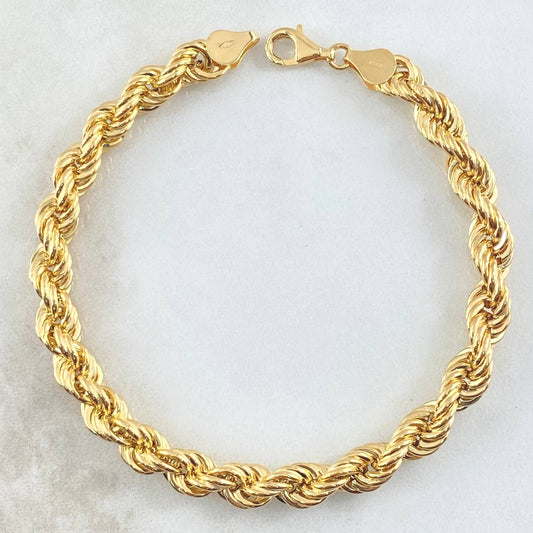 Bracelet Lazo 11.2gr / 21cm / 6.7mm Yellow Gold +3 18K ©