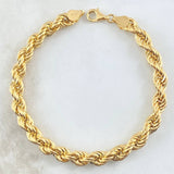 Pulso Lazo 8.5gr / 21cm / 6.6mm Oro Amarillo +3 18K ©