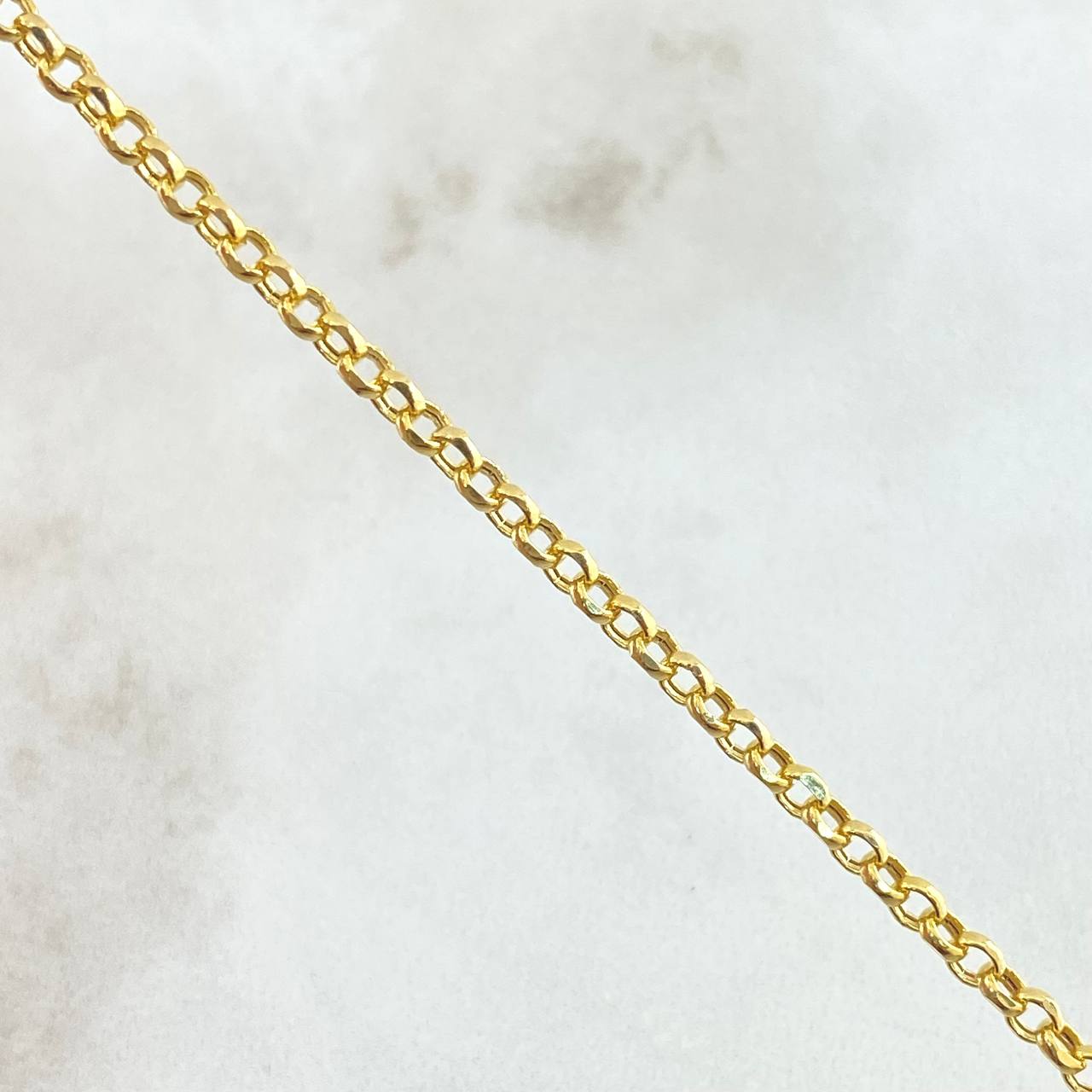 Pulso Roll-On 2.2gr / 19cm / 2.2mm Oro Amarillo +3 18K ©
