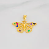 Dije Mariposa 1.95g / 3/4 in Oro Amarillo 18K