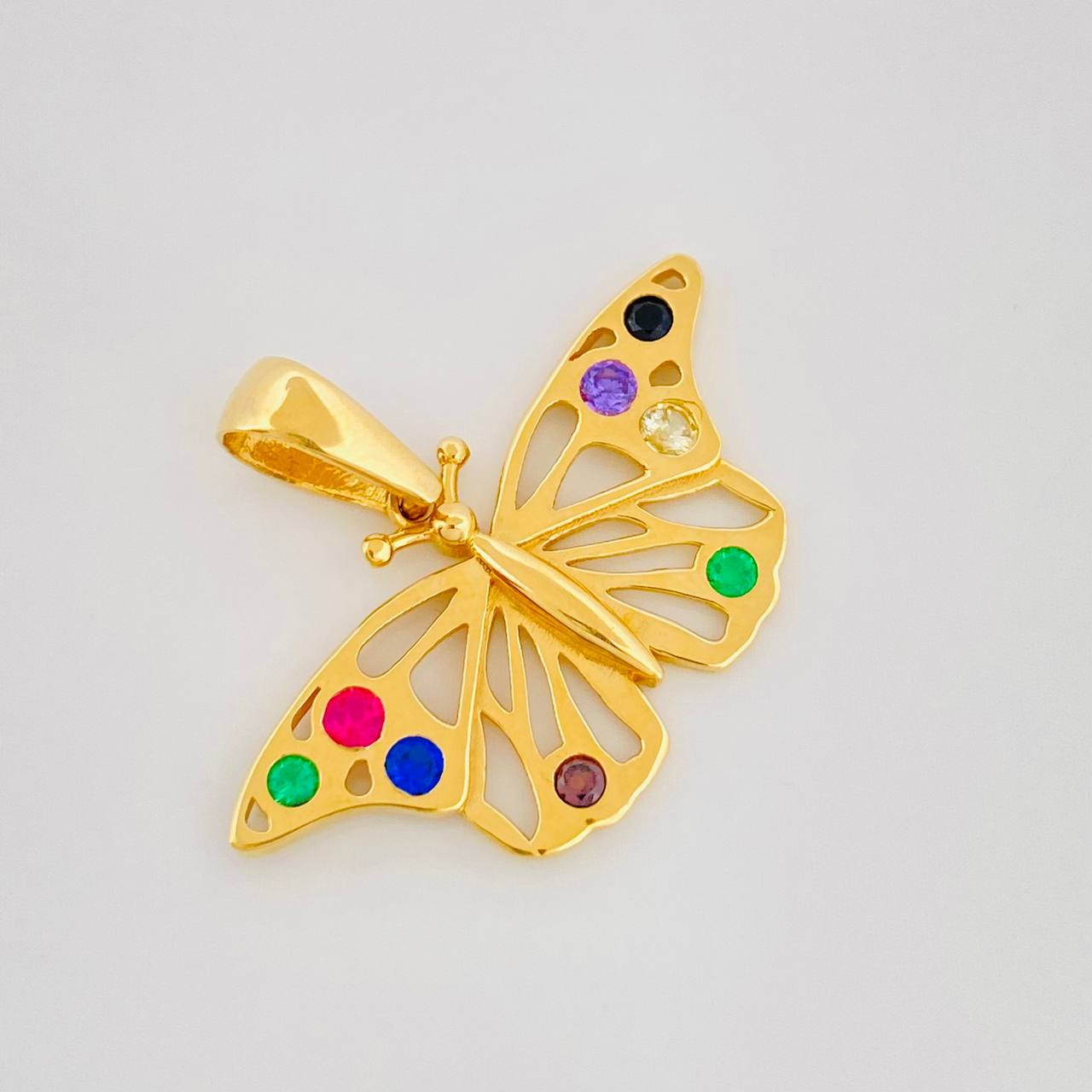 Dije Mariposa 1.95g / 3/4 in Oro Amarillo 18K