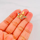 Dije Mariposa 2g / 3/4 in Oro Amarillo 18K