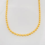 Cadena Militar Diamantada 14.4g / 24 in / 2.28mm Oro Amarillo 18K