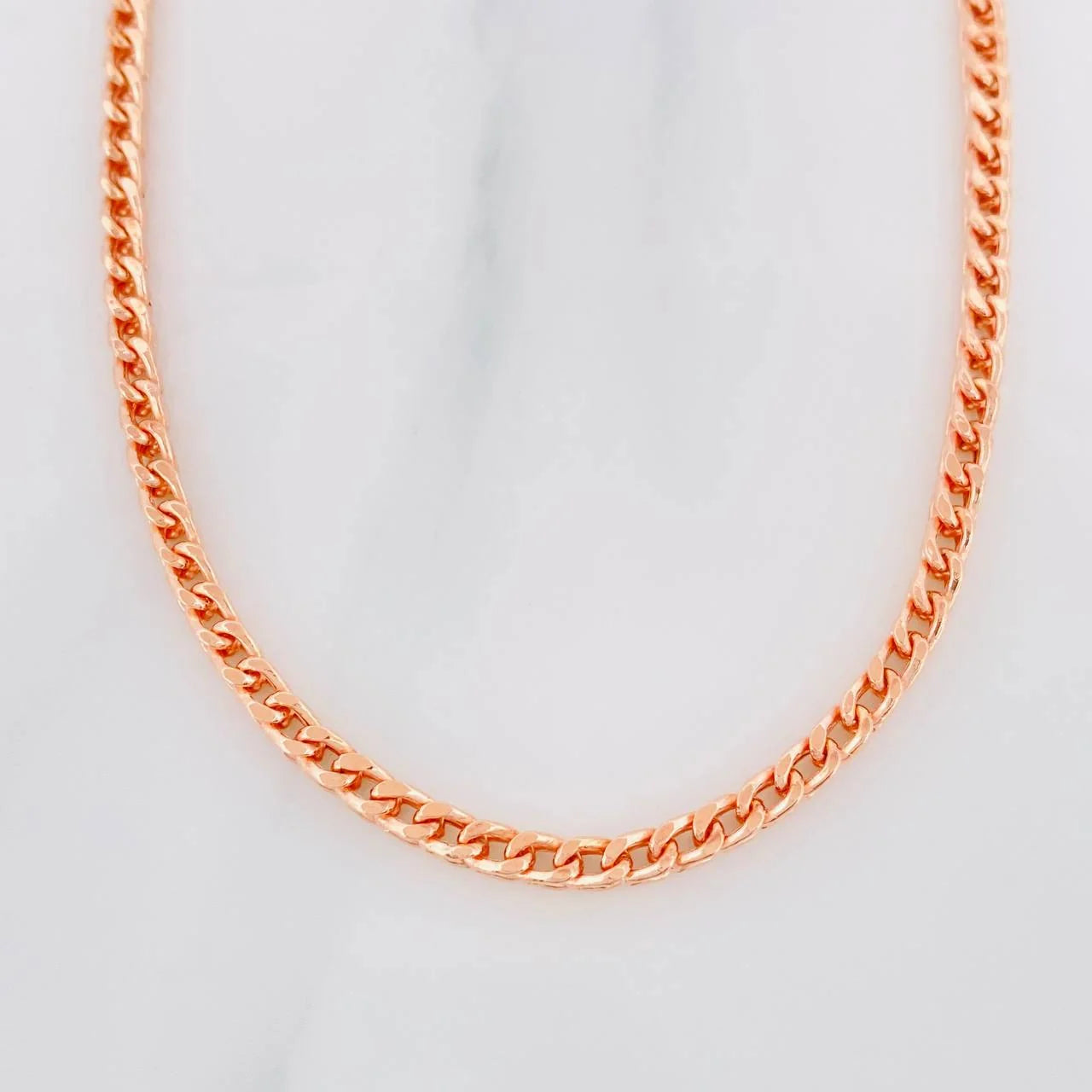 Franco Chain 14g / 24 in / 2.9mm 18K Rose Gold