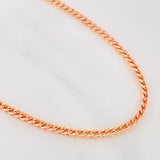 Franco Chain 14g / 24 in / 2.9mm 18K Rose Gold