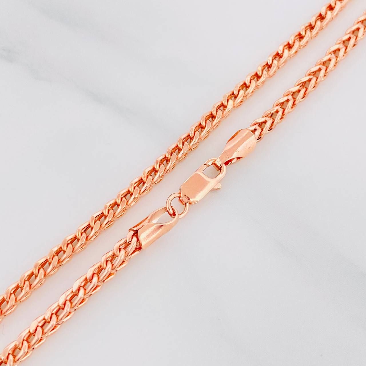 Cadena Franco 14g / 24 in / 2.71mm Oro Rosa 18K