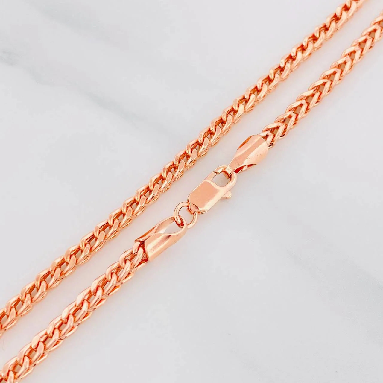 Franco Chain 14g / 24 in / 2.9mm 18K Rose Gold
