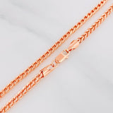 Cadena Franco 14g / 24 in / 2.71mm Oro Rosa 18K