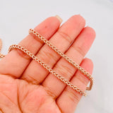 Franco Chain 14g / 24 in / 2.9mm 18K Rose Gold