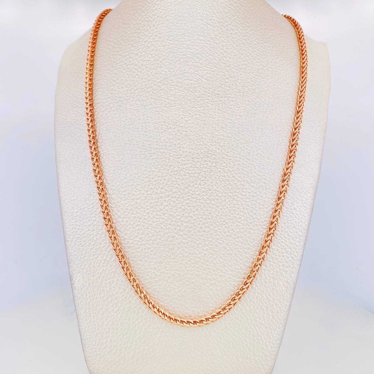 Franco Chain 14g / 24 in / 2.9mm 18K Rose Gold
