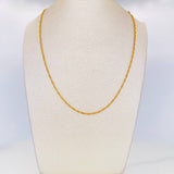 Cadena Singapur 2.75g / 24 in / 1.5mm Oro Amarillo 18K