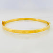 Bracelet Screw Link 7.55g / 7 1/2 in / 6mm 18K Yellow Gold