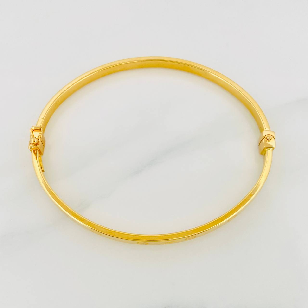 Bracelet Screw Link 7.55g / 7 1/2 in / 6mm 18K Yellow Gold