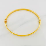 Bracelet Screw Link 7.55g / 7 1/2 in / 6mm 18K Yellow Gold