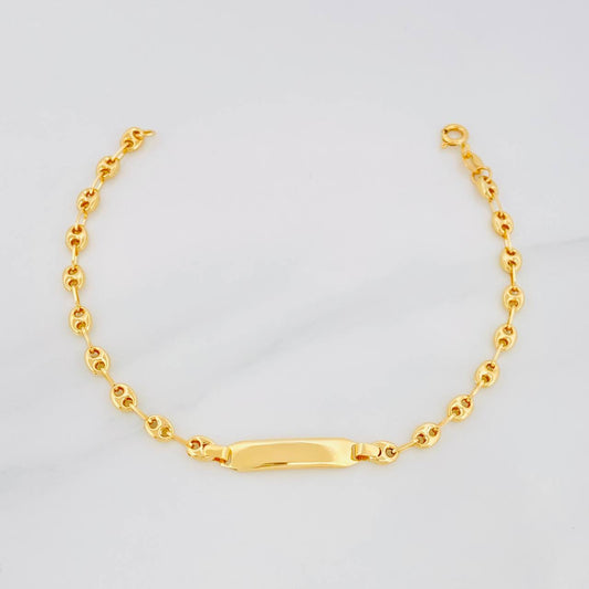 Pulso GC Placa Octagonal 2.65g / 7 1/2 in / 3.72mm Oro Amarillo 18K
