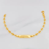 Pulso GC Placa 2.5g / 7 in / 3.75mm Oro Amarillo 18K