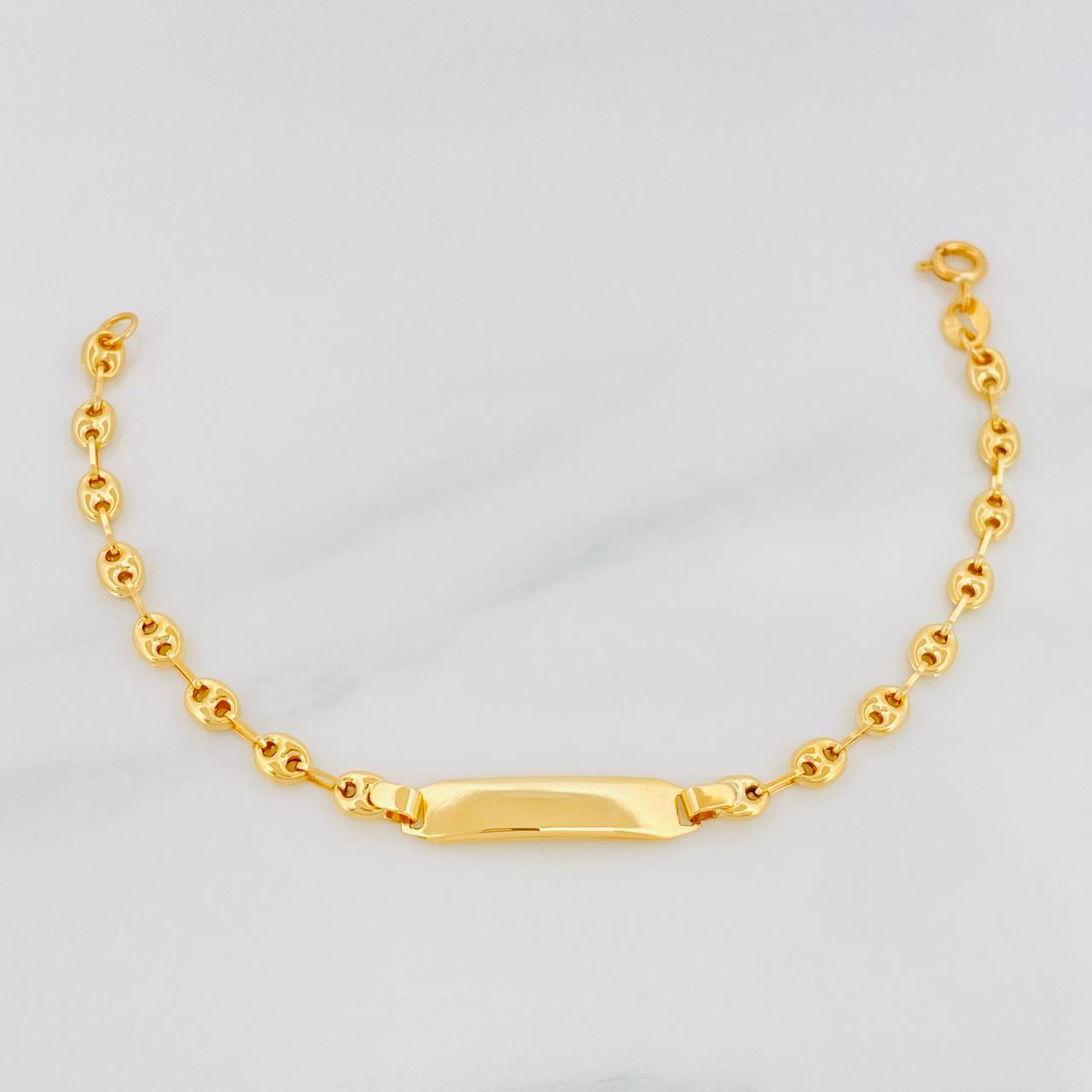 Pulso Bebé GC Placa 2.05g / 6 in / 3.75mm Oro Amarillo 18K