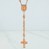 Guadalupe Virgin Rosary 17.35 g / 15 3/4 in / 6mm-5 mm 18K Rose Gold