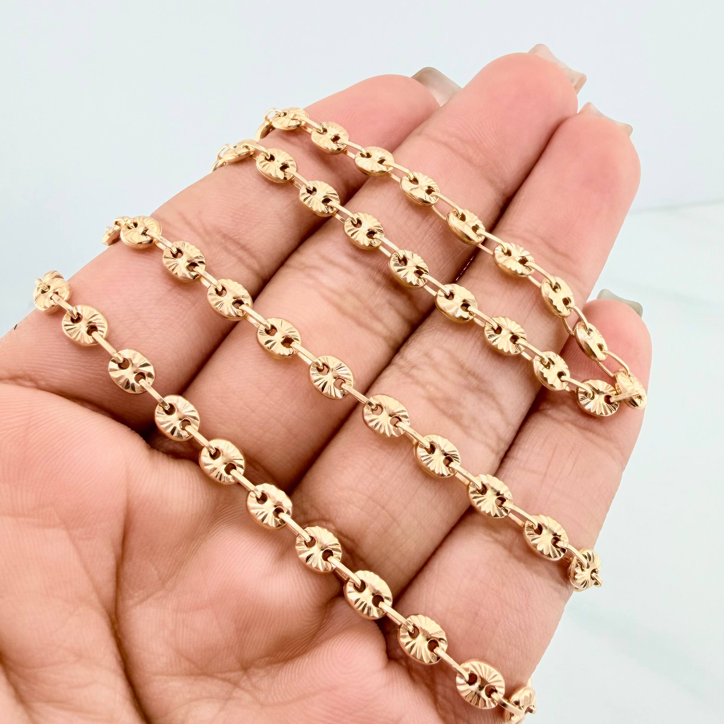 Cadena Gc 8.2 g / 18 in / 4 mm Oro Amarillo 18K