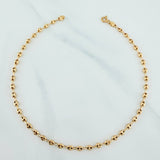 18K Yellow Gold Anklet Gc 3.1 g / 10 1/4 in / 3.35 mm