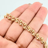 18K Yellow Gold Anklet Gc 3.1 g / 10 1/4 in / 3.35 mm