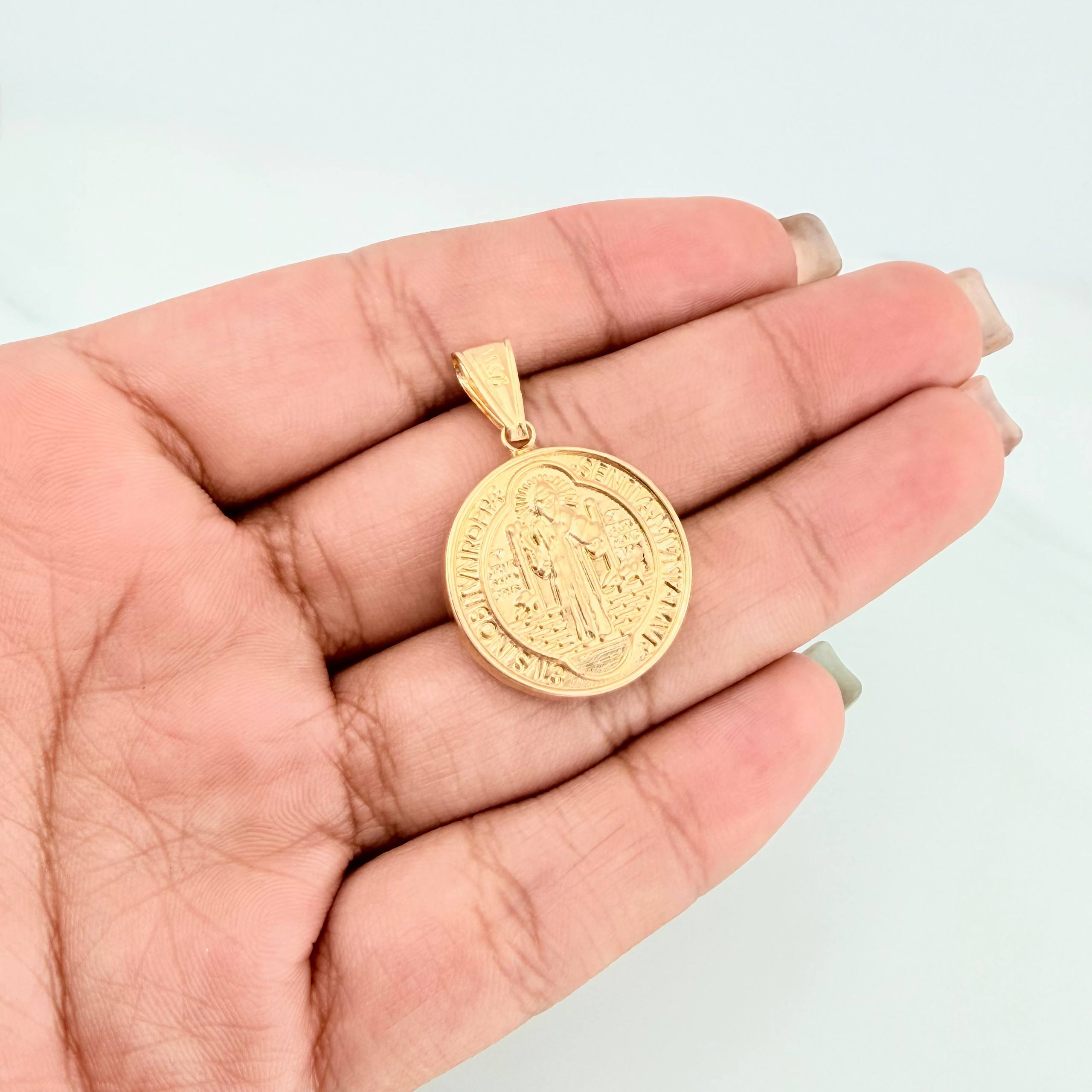Pendant San Benito 3 g / 1 1/4 in Yellow Gold 18K